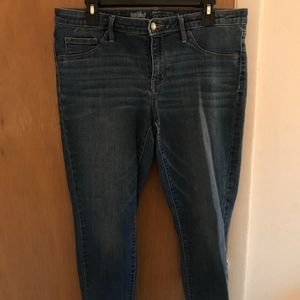 Mossimo Blue Mid-Rise Jeggings
